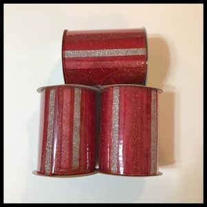 NWT Celebrate It Christmas Wired Ribbon